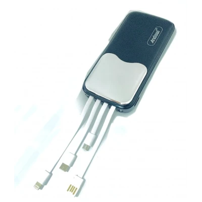 Baterie externa 12000mAh cu cabluri incorporate Andowl Q CD221