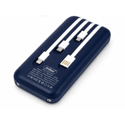 Baterie externa 12000mAh cu cabluri incorporate Andowl Q CD221
