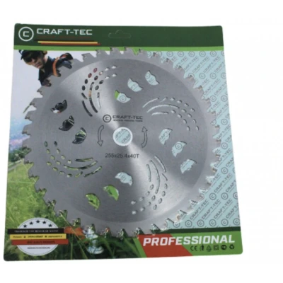 Disc motocoasa NR 10 de 255x25.4x40T arbusti dinti vidia model SPECIAL MX1018