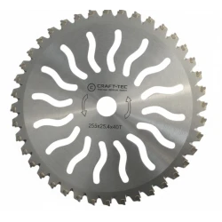 Disc motocoasa NR 10 de 255x25.4x40T arbusti dinti vidia model SOARE MX1017