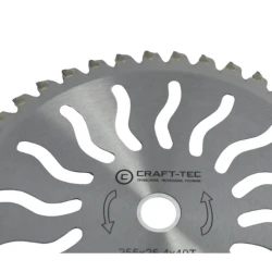 Disc motocoasa NR 10 de 255x25.4x40T arbusti dinti vidia model SOARE MX1017