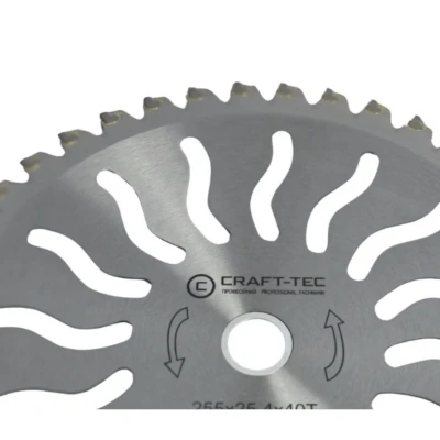 Disc motocoasa NR 10 de 255x25.4x40T arbusti dinti vidia model SOARE MX1017