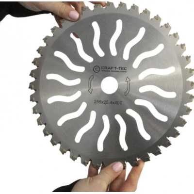 Disc motocoasa NR 10 de 255x25.4x40T arbusti dinti vidia model SOARE MX1017