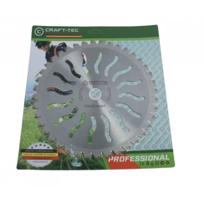 Disc motocoasa NR 10 de 255x25.4x40T arbusti dinti vidia model SOARE MX1017