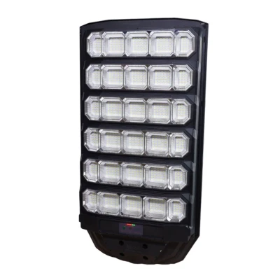 Lampa Solara Stradala putere 1600W senzor miscare PIR si lumina telecomanda inclusa suport montaj Stalp Inclus IP66