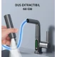 Baterie baie/bucatarie cu display temperatura curgere tip cascada jet sau spray dus extractibil