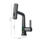 Baterie baie/bucatarie cu display temperatura curgere tip cascada jet sau spray dus extractibil