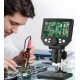 Microscop digital LCD 4.3 inch HD 8MP zoom 1 la 1000X cu 8 LED baterie reincarcabila