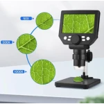 Microscop digital LCD 4.3 inch HD 8MP zoom 1 la 1000X cu 8 LED baterie reincarcabila