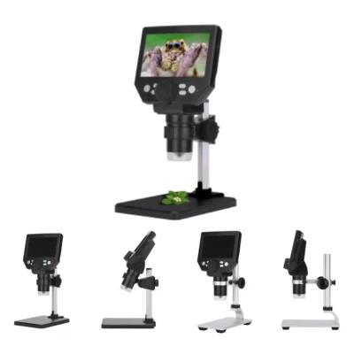 Microscop digital LCD 4.3 inch HD 8MP zoom 1 la 1000X cu 8 LED baterie reincarcabila