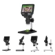 Microscop digital LCD 4.3 inch HD 8MP zoom 1 la 1000X cu 8 LED baterie reincarcabila