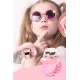 Ceas cu Masinuta pentru copii tip jucarie Interactiva bratara reglabila Capsula Transparent FETITE