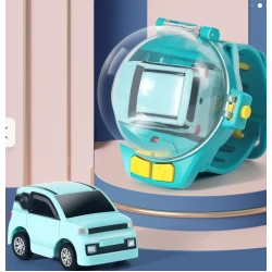 Ceas cu Masinuta pentru copii tip jucarie Interactiva bratara reglabila Capsula Transparent BAIETEI