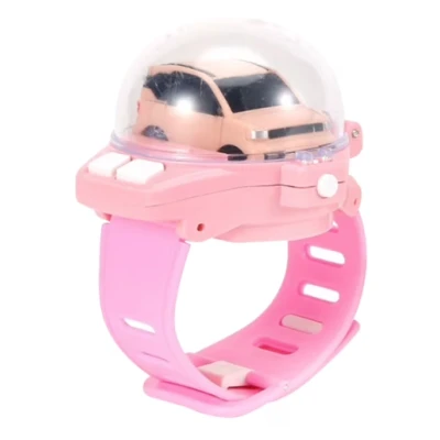 Ceas cu Masinuta pentru copii tip jucarie Interactiva bratara reglabila Capsula Transparent FETITE
