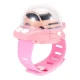 Ceas cu Masinuta pentru copii tip jucarie Interactiva bratara reglabila Capsula Transparent FETITE