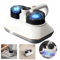 Aspirator portabil 2 in 1 functie de vibratie 3 niveluri de aspiratie incarcare USB antiacarieni