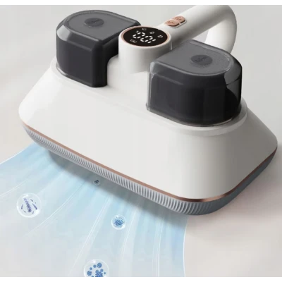 Aspirator portabil 2 in 1 functie de vibratie 3 niveluri de aspiratie incarcare USB antiacarieni