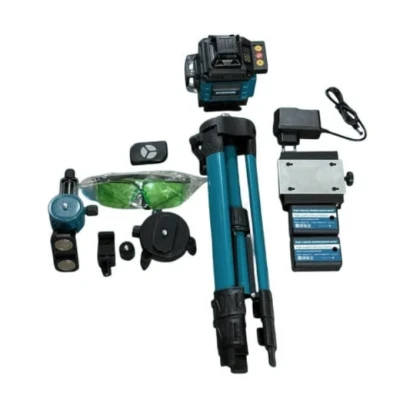 Trusa Nivela laser 4D cu 16 linii raza 25 metri telecomanda si trepied reglabil
