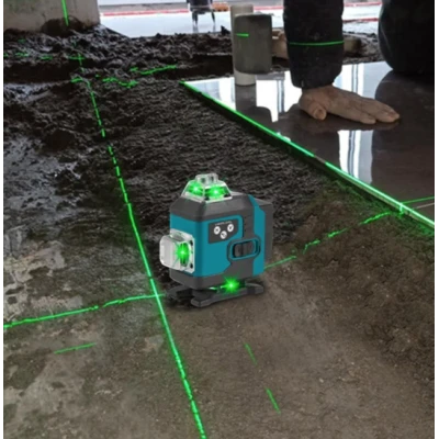 Trusa Nivela laser 4D cu 16 linii raza 25 metri telecomanda si trepied reglabil
