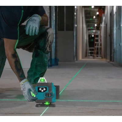 Trusa Nivela laser 4D cu 16 linii raza 25 metri telecomanda si trepied reglabil