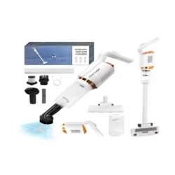 Aspirator de mana vertical 2 in 1 cu acumulator 2000 mAh fara fir