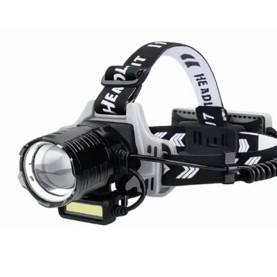 Lanterna de cap profesionala 30w cu led laser super luminoasa senzor de miscare BL V82 GT200