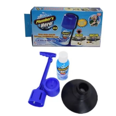 Tub cu presiune pentru desfundat scurgerile Plumber's Hero