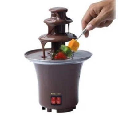 Mini fantana de ciocolata cu 3 nivele Fondue