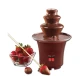Mini fantana de ciocolata cu 3 nivele Fondue