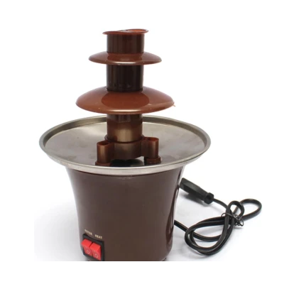 Mini fantana de ciocolata cu 3 nivele Fondue