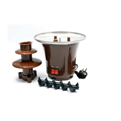 Mini fantana de ciocolata cu 3 nivele Fondue