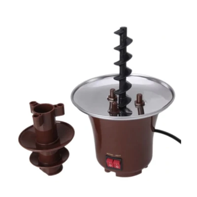 Mini fantana de ciocolata cu 3 nivele Fondue