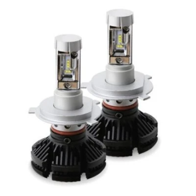 Set 2 becuri LED auto X3 H4 cu doua faze putere 50W 6000 lumeni temperatura 6000K