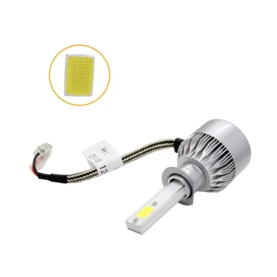 Set 2 Lampi LED C6 H1 Lumina ALBA 6500K 55W 7600 lumeni/ set