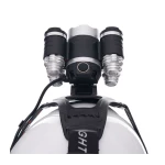 Lanterna de CAP cu zoom T44, LED Q5, COB, T6