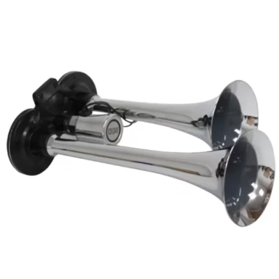 Claxon auto Camion cu 2 goarne 12V electrovalva inclusa