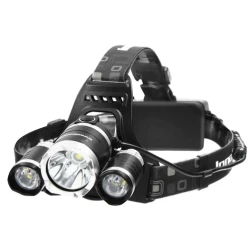 Lanterna de CAP TRIPLA 3 LED Cree-XML T6