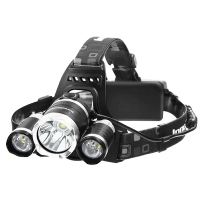 Lanterna de CAP TRIPLA 3 LED Cree-XML T6