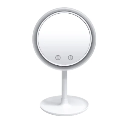 Oglinda make-up cu lumina si ventilator