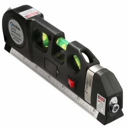 Nivela cu Laser Level Pro3 Multifunctionala cu Boloboc si Ruleta