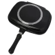 Tigaie Grill Dubla 32 cm  Garnitura Silicon   Maner Magnetic