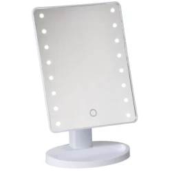 Oglinda pentru machiaj  LED, buton tactil