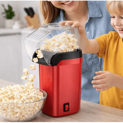 Aparat de facut popcorn mic Rosu 