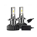 Set 2 becuri LED H7 F2 MINI COB 100W lumina alb-rece 12.000 lumeni