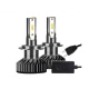Set 2 becuri LED H7 F2 MINI COB 100W lumina alb-rece 12.000 lumeni