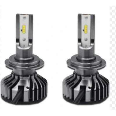 Set 2 becuri LED H7 F2 MINI COB 100W lumina alb-rece 12.000 lumeni