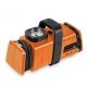 Set compresor ORANGE si 3 adaptoare pentru umflat mingi si saltele
