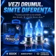 Set 2 becuri Pegasus H7 Xenon EFFECT halogen putere 100W 1500 lumeni temperatura 6000K 