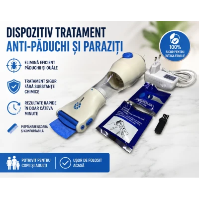 Dispozitiv tratament anti-paduchi si paraziti