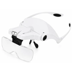 Ochelari cu 5 LUPE 2 LED 9892B2C Incarcare USB